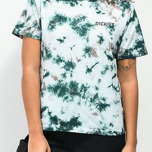 DICKIES tie dye relaxed boyfriend tee shirt